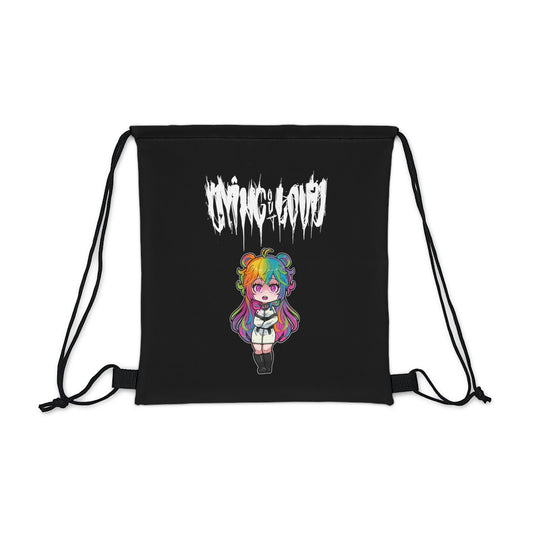 Dying Out Loud Drawstring Bag